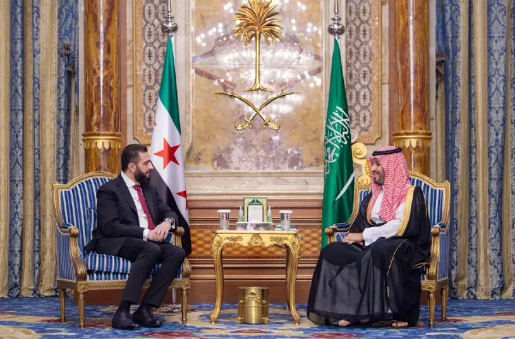 ولي العهد السعودي يبحث مع الرئيس السوري مستجدات الأحداث في المنطقة