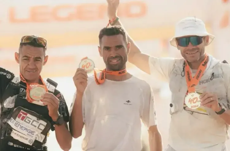 ماراطون الرمال: محمد المرابطي يفوز بالنسخة الأربعين