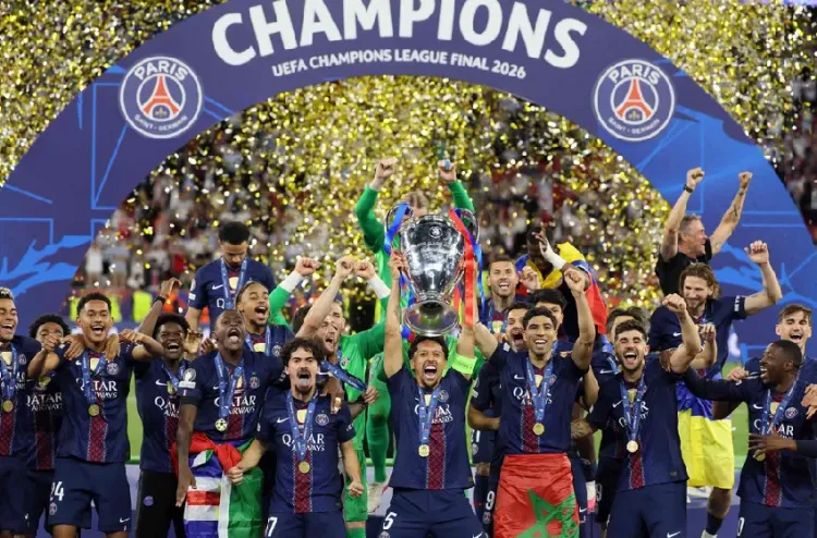 باريس سان جرمان يتوج بلقب دوري أبطال أوروبا بفوزه على أرسنال بركلات الترجيح