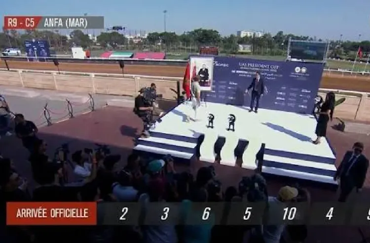 النسخة الثانية من المهرجان الإماراتي المغربي لسباق الخيول.. تتويج الفرس "براق" بكأس صاحب السمو رئيس دولة الإمارات العربية المتحدة