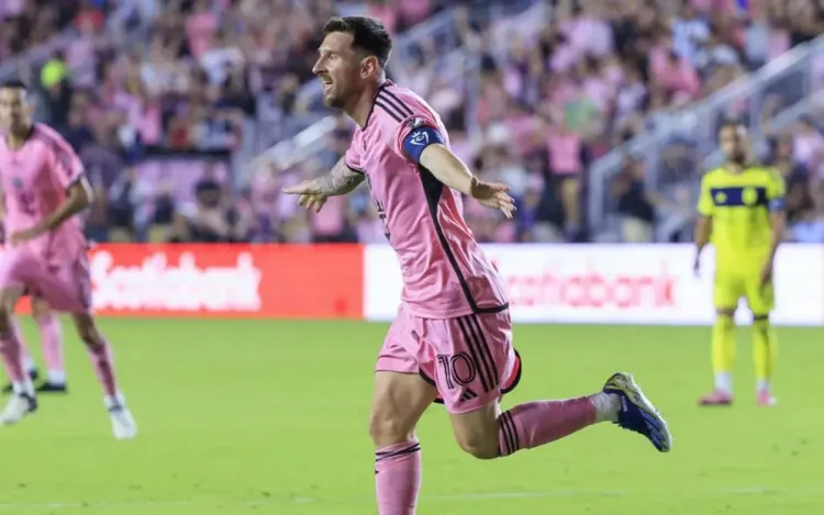 ميسي يسجل لفريقه إنتر ميامي بعد عودته من الإصابة