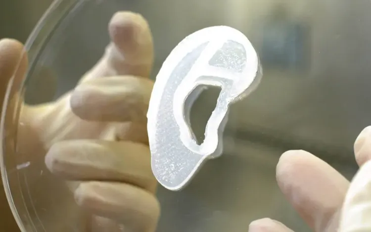 ابتكار أذن بشرية صناعية باستخدام تقنيات الطباعة الإلكترونية ثلاثية الأبعاد