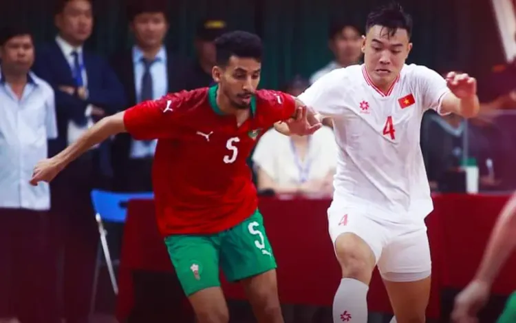 المنتخب الوطني الرديف لكرة القدم داخل القاعة يتعادل مع المنتخب الفيتنامي الأول (3-3)