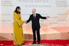 Mme El Mansouri prend part à la réception solennelle offerte par le Président russe en l'honneur des chefs d'Etat et de gouvernement participant au 3e Sommet Russie-Afrique