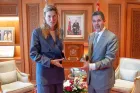 M. Abdennabaoui s'entretient avec la ministre belge de la Justice