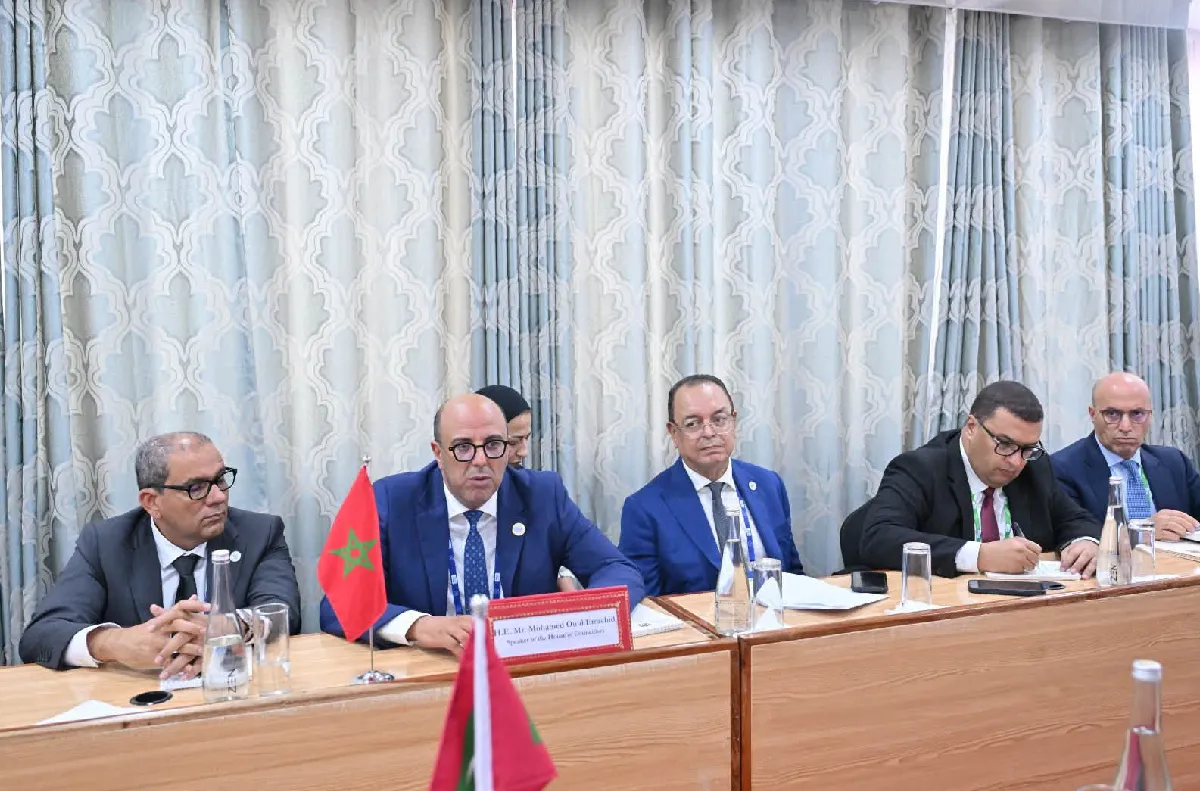 AG de l'UIP : M. Ould Errachid tient une série d'entretiens avec les présidents des institutions législatives des Maldives, du Lesotho et de Djibouti