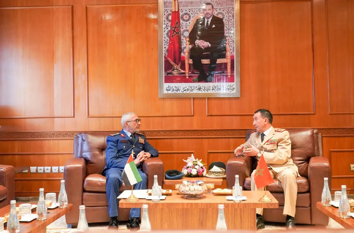 L'Inspecteur Général des FAR reçoit le Chef d'Etat-Major des Forces Armées des Émirats Arabes Unis