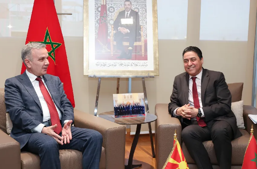 Maroc-Macédoine du Nord : MM. Hejira et Dimitrovski discutent des moyens de renforcer les relations économiques et commerciales