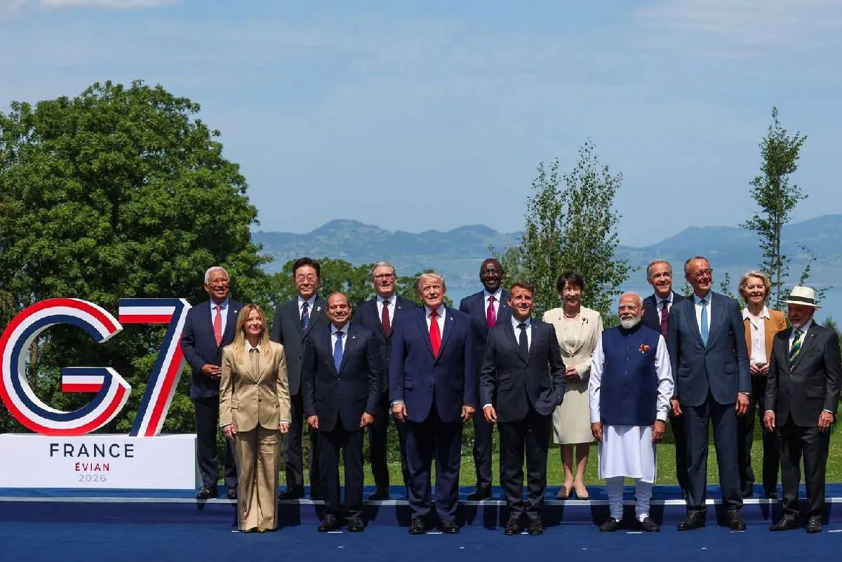 Sommet du G7 : le président Macron salue un « succès » et un « moment d’unité » après des mois de divergences