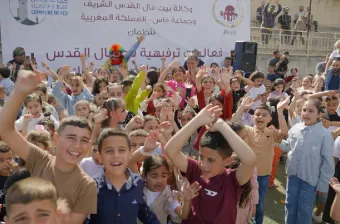 Jeux, couleurs et joie: une initiative de l’Agence Bayt Mal Al-Qods Acharif pour faire vivre l'ambiance de l'Aïd aux enfants maqdessis