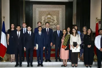 Le président de la Chambre des Représentants reçoit une délégation de jeunes élus français