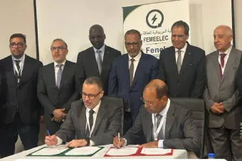 Signature à Nouakchott d'un accord de partenariat entre la FENELEC et la Fédération mauritanienne de l'énergie et de l'électricité