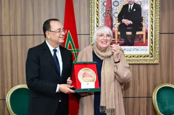 Chambre des conseillers: M. Haddad s’entretient avec la présidente du Groupe d'amitié parlementaire Allemagne-Maghreb au Bundestag