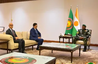 M. Bourita reçu en audience par le président de la République du Niger