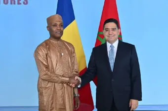 M. Nasser Bourita s'entretient à Rabat avec son homologue tchadien