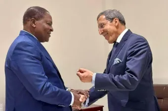 M. Hilale, président de la Commission de consolidation de la paix, reçu en audience à Bangui par le Président de la République Centrafricaine