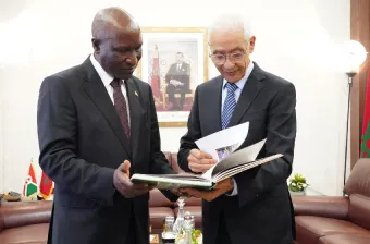 M. Talbi El Alami s'entretient avec le Président du Sénat de la République du Burundi