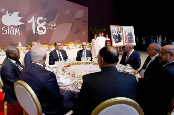 SM le Roi offre un dîner en l'honneur des invités et des participants au 18e Salon International de l'Agriculture au Maroc, présidé par le Chef du gouvernement