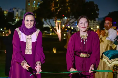 Année Culturelle Qatar-Maroc 2024 : SAR la Princesse Lalla Hasnaa et S.E. Sheikha Al Mayassa Bint Hamad Al Thani visitent les expositions "Splendeurs de l’Atlas, un voyage à travers l’héritage du Maroc" et "Ektashif : Maroc"