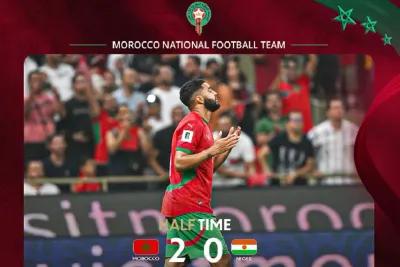 Qualifications Mondial 2026 – Le Maroc domine le Niger 2-0 à la mi-temps