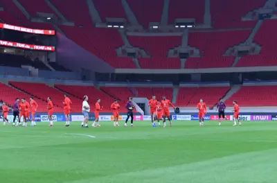 Éliminatoires africaines du Mondial 2026 : la sélection nationale effectue sa dernière séance d'entraînement avant le match contre son homologue congolaise