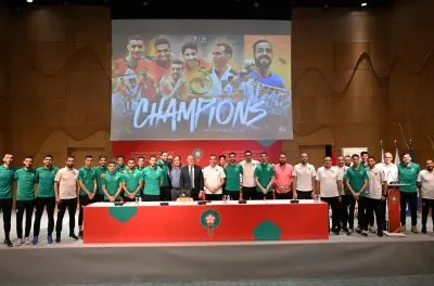 FRMF: réception en l'honneur de l'équipe nationale de futsal, championne de la Coupe arabe 2023