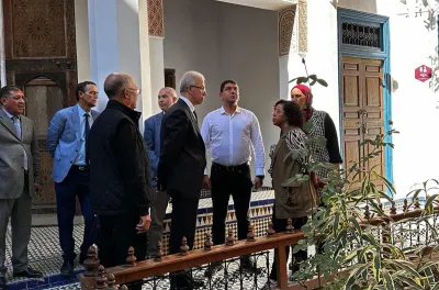 M. Bensaid visite plusieurs sites et monuments historiques affectés par le séisme d'Al Haouz