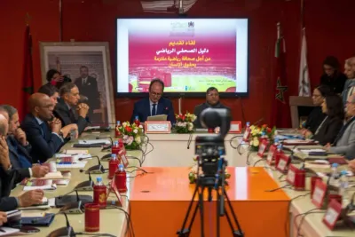 Présentation à Rabat du "Guide pour les journalistes sportifs: Vers un journalisme sportif respectueux des droits humains"