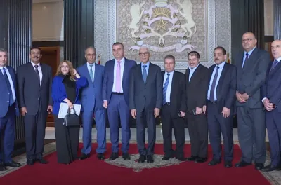 Le premier vice-président de la Chambre des conseillers s'entretient avec une délégation du parlement jordanien