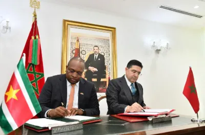 Le Maroc et le Suriname réaffirment leur ferme engagement à renforcer davantage la coopération bilatérale
