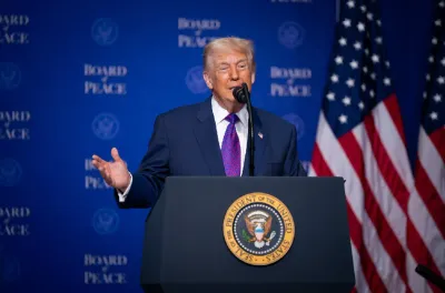 Le président Trump annonce une contribution américaine de 10 milliards USD au Conseil de paix