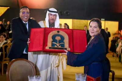 SAR la Princesse Lalla Hasnaa prend part à Abou Dhabi à une réception offerte en l'honneur des hautes personnalités participant au Congrès Mondial de la Nature de l'UICN
