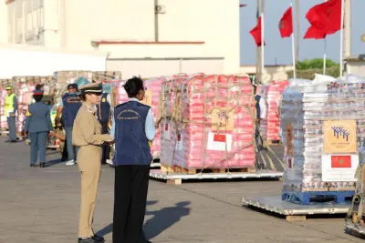 Les Palestiniens à Gaza saluent hautement l’aide humanitaire et médicale envoyée sur Très Hautes Instructions Royales (membre de l’OLP)