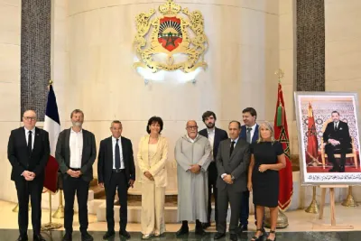 Le vice-président de la Chambre des conseillers s’entretient avec la présidente de la Commission des affaires économiques du Sénat français
