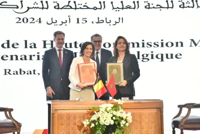 Réunion de la Haute Commission mixte de partenariat Maroc-Belgique : Signature de deux mémorandums d'entente et d'une feuille de route de coopération