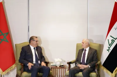 Sommet arabe: M. Akhannouch s'entretient à Manama avec le Président irakien