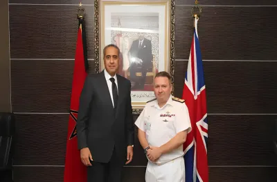 M. Hammouchi reçoit le Conseiller militaire supérieur britannique pour le Moyen-Orient et l’Afrique du Nord