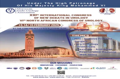 Le congrès annuel de l'Association Marocaine d’Endo-Urologie, les 14 et 15 février à Casablanca