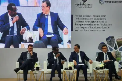 Casablanca : BAM et la Banque mondiale présentent les résultats de leur rapport sur l'évaluation des risques climatiques dans le secteur bancaire marocain