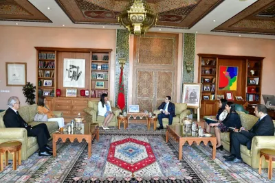 M. Bourita reçoit la maire de la municipalité péruvienne Pueblo libre