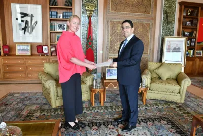 M. Bourita reçoit plusieurs ambassadeurs venus lui présenter les copies figurées de leurs lettres de créance en qualité de représentants de leurs pays au Maroc