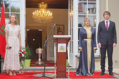 Brillante réception à Prague à l'occasion de la Fête du Trône