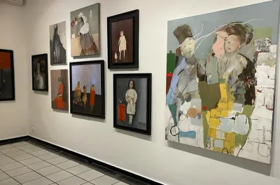 Tanger : Vernissage de l’exposition "Double Effet" des artistes Catherine Renaud-Baret et Abdellatif Mehdi