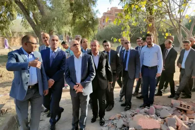 Province d'Azilal : M. Benmoussa visite les établissements scolaires impactés par le séisme d'Al Haouz