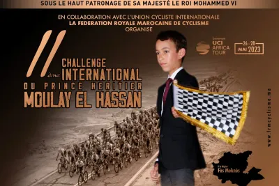 Coup d'envoi du 11ème Challenge international SAR le Prince Héritier Moulay El Hassan de cyclisme