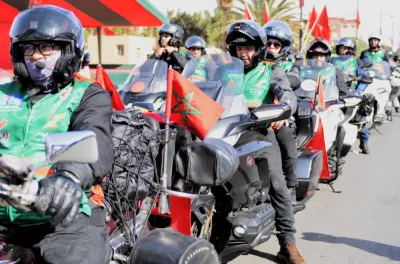 Le Tour international de la Marche Verte à moto fait escale à Guelmim