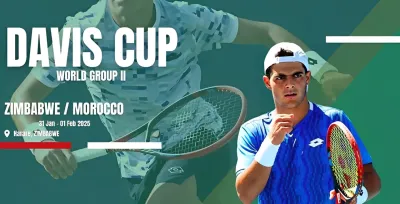 Coupe Davis: Le Maroc bat le Zimbabwe (4-0), assure son maintien dans le Groupe Mondial II
