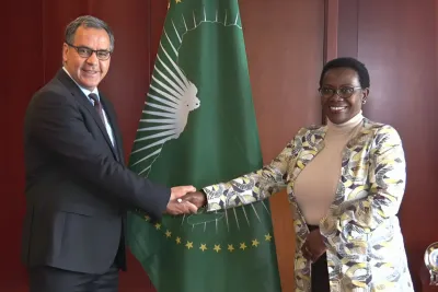 Addis-Abeba: Entretien entre l'Ambassadeur Représentant Permanent du Maroc auprès de l'UA et la vice-présidente de la Commission de l'UA