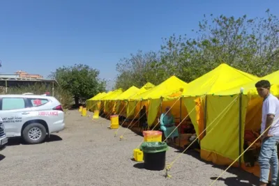 La Fondation Mohammed V pour la Solidarité déploie une unité mobile médicalisée au profit des sinistrés de la commune d'Adassil