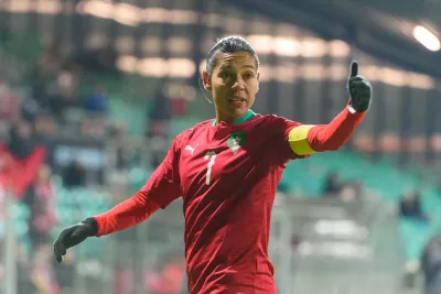 Ghizlane Chebbak "ravie" de la 1ère victoire des Lionnes de l'Atlas en Coupe du monde
